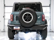 0FG Catback Exhaust for Ford Bronco with BashGuard™ - Single 5" Diamond Black Tip image 6