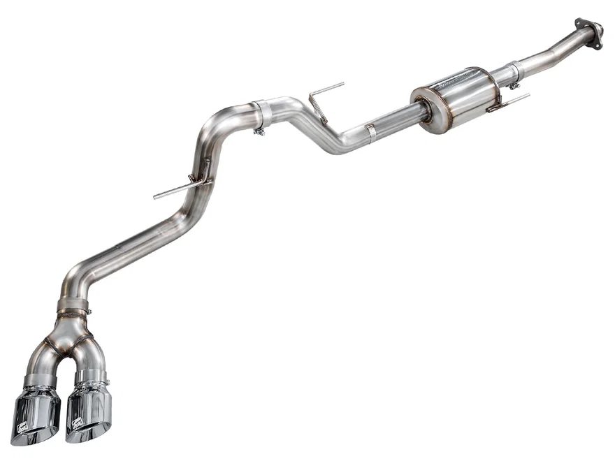0FG Dual Side Exit Exhaust for Ford F-150 Regular Cab - 4.5" Chrome Silver Tips