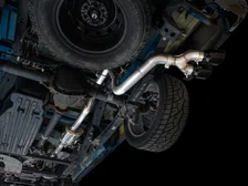 0FG Dual Side Exit Exhaust for Ford F-150 Regular Cab - 4.5" Diamond Black Tips image 6