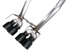Track Edition Axleback Exhaust for C6 Chevrolet Corvette Z06/ZR1 - 4.5” Diamond Black Tips image 4