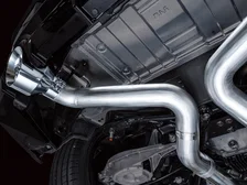 Track Edition Exhaust for Nissan Z - Chrome Silver Tips image 6