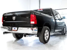 0FG Dual Rear Exit Catback for 4th Gen RAM 1500 5.7L (without bumper cutouts) - Chrome Silver Tips image 11