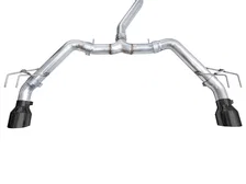 Track Edition Exhaust for FE1 Civic Si/DE4 Acura Integra - 5" Diamond Black Tips image 4