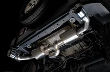 Tread Edition Axleback Dual Exhaust for Jeep JK/JKU 3.6L - Chrome Silver Tips image 13
