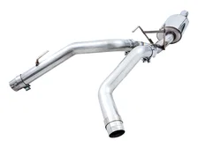 0FG Dual Rear Exit Catback for 4th Gen RAM 1500 5.7L (without bumper cutouts) - Chrome Silver Tips image 6