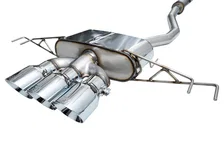 Touring Edition Exhaust for FL5 Civic Type R - Triple Chrome Silver Tips image 7