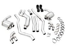 Non-Resonated Touring Edition Exhaust for G2X M340i / M440i - 4" Diamond Black Tips for BMW image 4