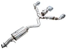 Touring Edition Exhaust for GR Corolla - Chrome Silver Tips image 2
