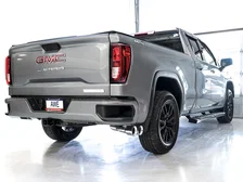 0FG Catback Dual Side Exit Exhaust for 4th Gen Silverado/Sierra 1500 5.3L (Flat Bumper) - Chrome Silver Tips image 6