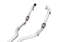SwitchPath™ Exhaust for Audi B9 S5 Coupe - Non-Resonated - 4" Diamond Black Tips image 2