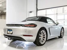 SwitchPath™ Exhaust for Porsche 718 Boxster / Cayman (PSE Only) - Chrome Silver Tips image 2