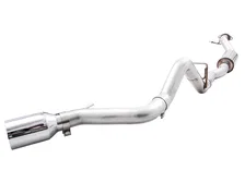 0FG Catback Exhaust for Ford Bronco with BashGuard™ - Single 5" Chrome Silver Tip image 2