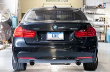 Touring Edition Axleback Exhaust for BMW F3X 335i/435i - 3.5" Diamond Black Tips image 5