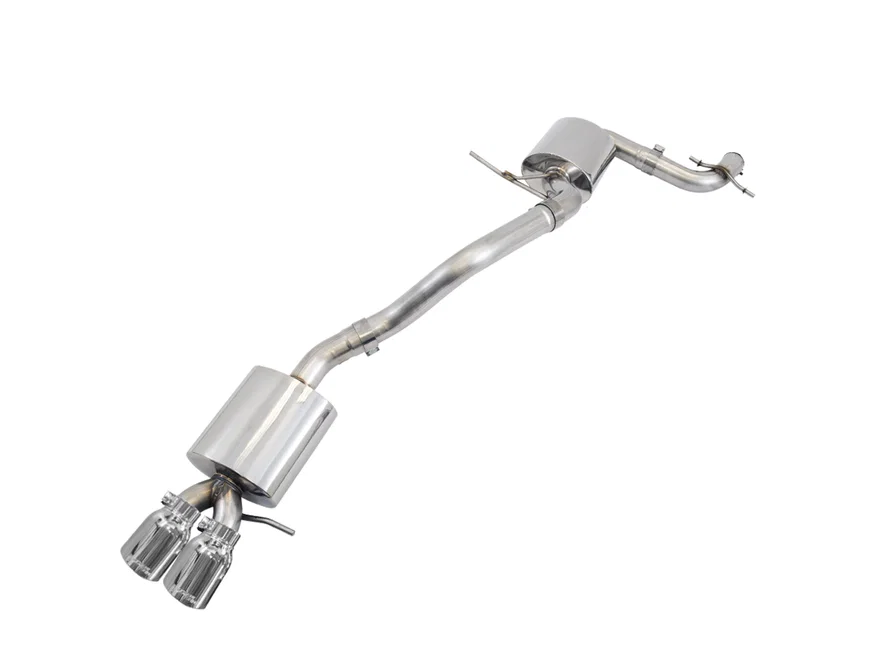 Touring Edition Exhaust for MK6 GLI 2.0T - MK6 Jetta 1.8T - Chrome Silver Tips