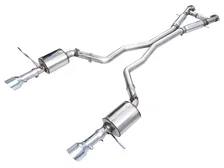 Touring Edition Exhaust for Dodge Durango 6.4 / 6.2 SC - Chrome Silver Tips image 1