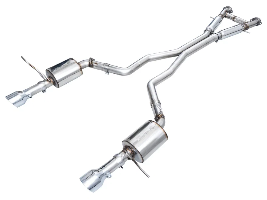 Touring Edition Exhaust for Dodge Durango 6.4 / 6.2 SC - Chrome Silver Tips