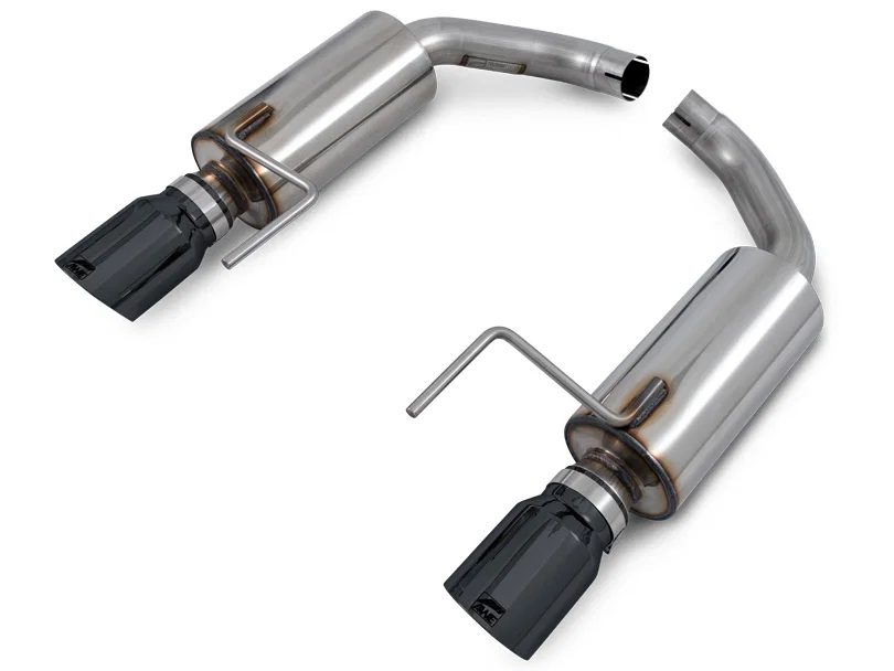 Touring Edition Axleback Exhaust for S550 Mustang EcoBoost - Diamond Black Tips