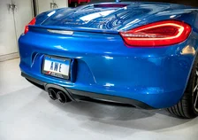 Performance Exhaust System for Porsche 981 - With Diamond Black Tips image 3