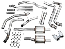 0FG Catback Exhaust for 2025+ RAM 1500 3.0TT Standard and High Output - 5” Chrome Silver Tips image 7