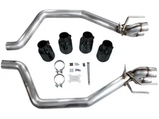 Track Edition Axleback Exhaust for C6 Chevrolet Corvette Z06/ZR1 - 4.5” Diamond Black Tips image 5