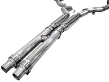 Touring Edition Exhaust for S650 Ford Mustang GT Fastback - Dual Diamond Black Tips image 3