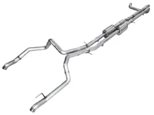 0FG Catback Exhaust for 4th Gen Silverado/Sierra 1500 6.2L (with bumper cutouts) - OE Tips image 1