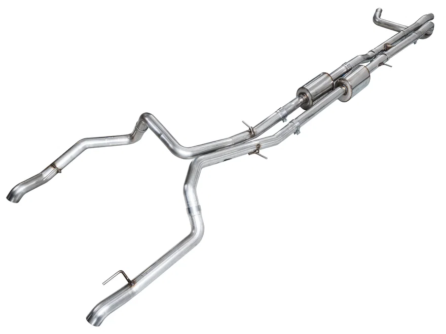 0FG Catback Exhaust for 4th Gen Silverado/Sierra 1500 6.2L (with bumper cutouts) - OE Tips