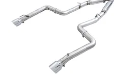 Track Edition Exhaust for 17+ Charger 5.7 - Chrome Silver Tips image 3