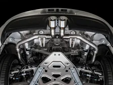 Track Edition Exhaust for Porsche 718 Boxster / Cayman - Chrome Silver Tips image 4