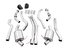 Touring Edition Exhaust for Audi B9 RS 5 Sportback - Diamond Black RS-style Tips image 3