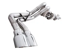 0FG Exhaust with BashGuard for 3rd Gen Tacoma - Dual Chrome Silver Tips image 7