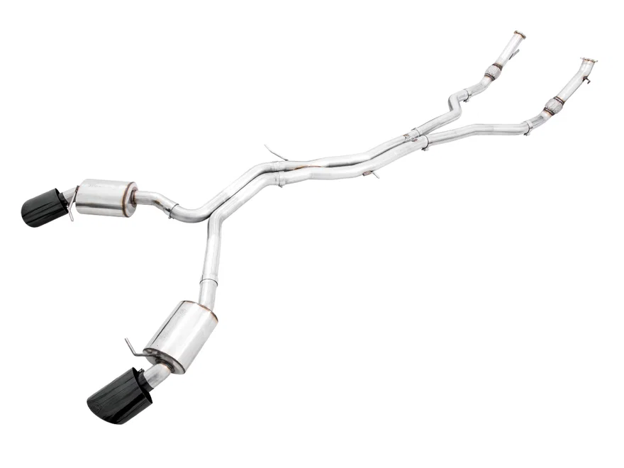Touring Edition Exhaust for Audi B9 RS 5 Coupe - Diamond Black RS-style Tips