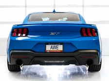 Touring Edition Exhaust for S650 Ford Mustang GT Fastback - Dual Diamond Black Tips image 8