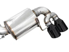 Resonated Touring Edition Exhaust for G2X M340i / M440i - 4" Diamond Black Tips for BMW image 3