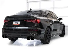 Track Edition Exhaust for Audi 8Y S3 - 4.5" Diamond Black Tips image 6