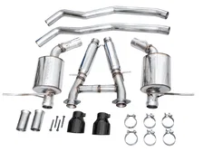 Touring Edition Exhaust for Dodge Durango 6.4 / 6.2 SC - Diamond Black Tips image 5