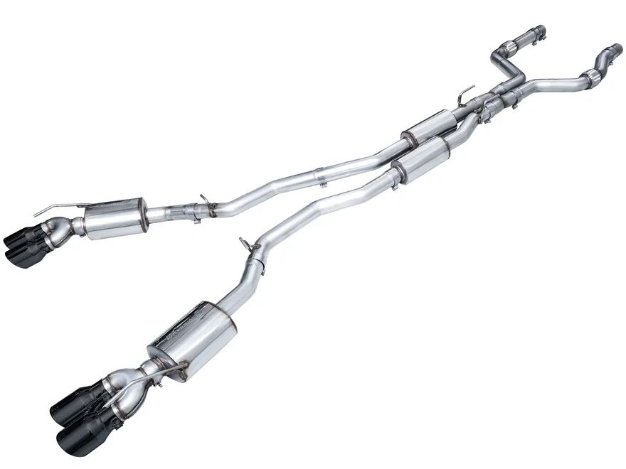 Touring Edition Exhaust for Ford Explorer ST - Diamond Black Tips