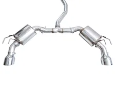 Touring Edition Exhaust for FE1 Civic Si/DE4 Acura Integra - 5" Chrome Silver Tips image 5
