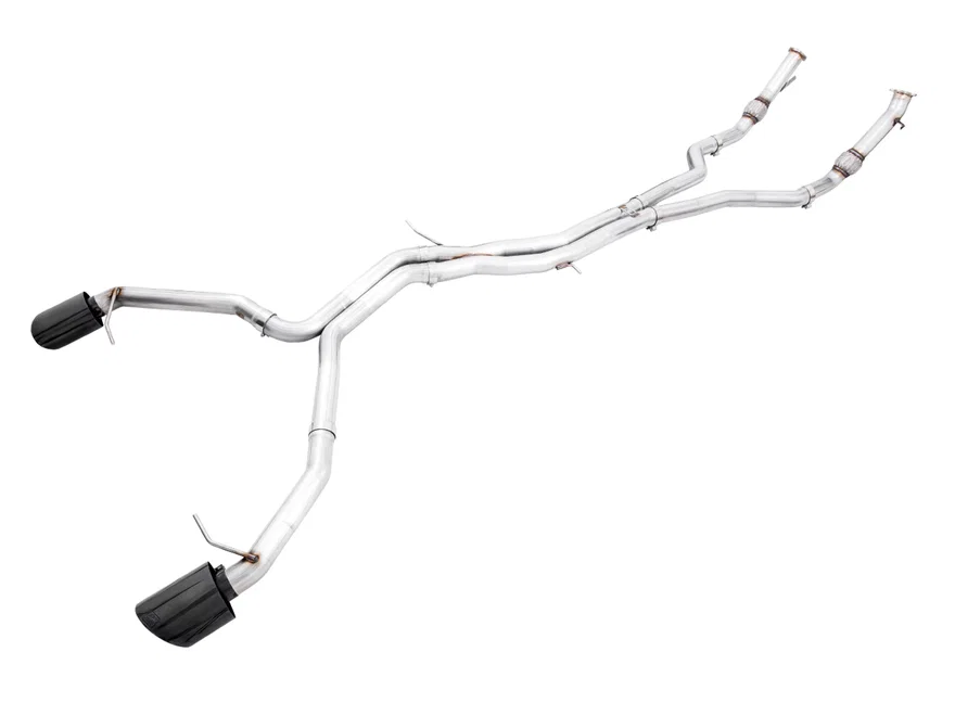 Track Edition Exhaust for Audi B9 RS 5 Coupe - Diamond Black RS-style Tips