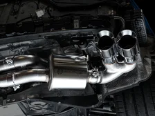 Touring Edition Exhaust for C8 Corvette - 4.5" Chrome Silver Tips image 11