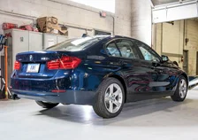 Touring Edition Exhaust + Performance Mid Pipe for BMW F30 320i - 4" Diamond Black Tip image 4