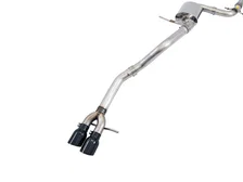 Track Edition Exhaust for MK6 Jetta 1.4T - Diamond Black Tips image 1