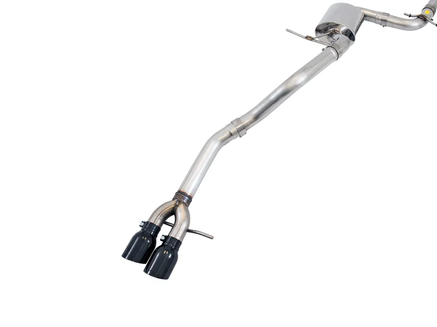 Track Edition Exhaust for MK6 Jetta 1.4T - Diamond Black Tips