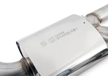 Touring Edition Exhaust for Audi C7.5 A7 3.0T - Quad Outlet, Chrome Silver Tips image 2