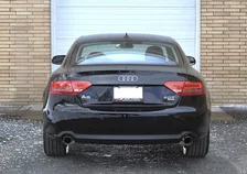 Touring Edition Exhaust for B8 A5 2.0T - Dual Outlet, Chrome Silver Tips for Audi A5 Quattro image 3