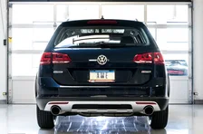 Touring Edition Exhaust for VW Golf Alltrack / Sportwagen 4Motion - Chrome Silver Tips image 4