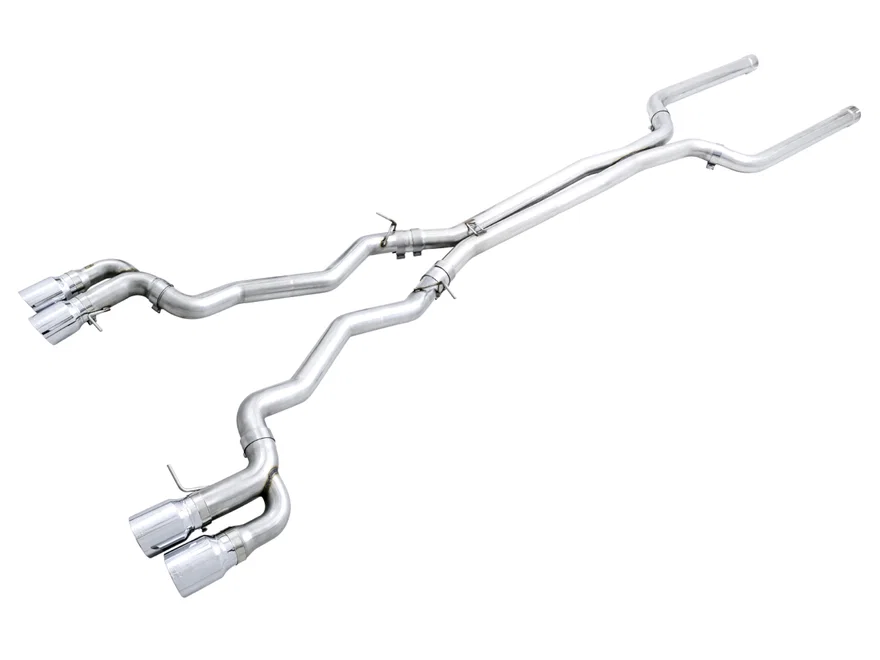 Track Edition Catback Exhaust for BMW F90 M5 - 4" Chrome Silver Tips
