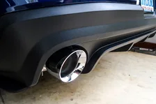 Track Edition Axleback Exhaust for the S197 Ford Mustang GT - Chrome Silver Tips image 3