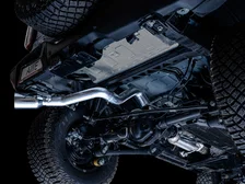 0FG Catback Exhaust for Ford Bronco with BashGuard™ - Single 5" Chrome Silver Tip image 7
