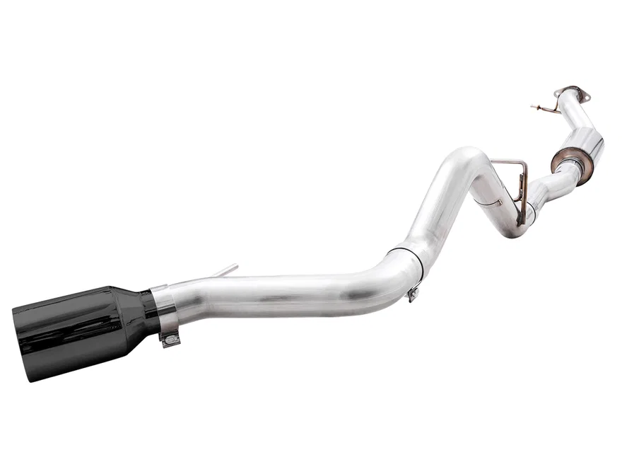 0FG Catback Exhaust for Ford Bronco with BashGuard™ - Single 5" Diamond Black Tip